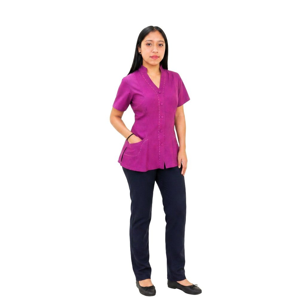 Filipina Mod. Caro en color Morado